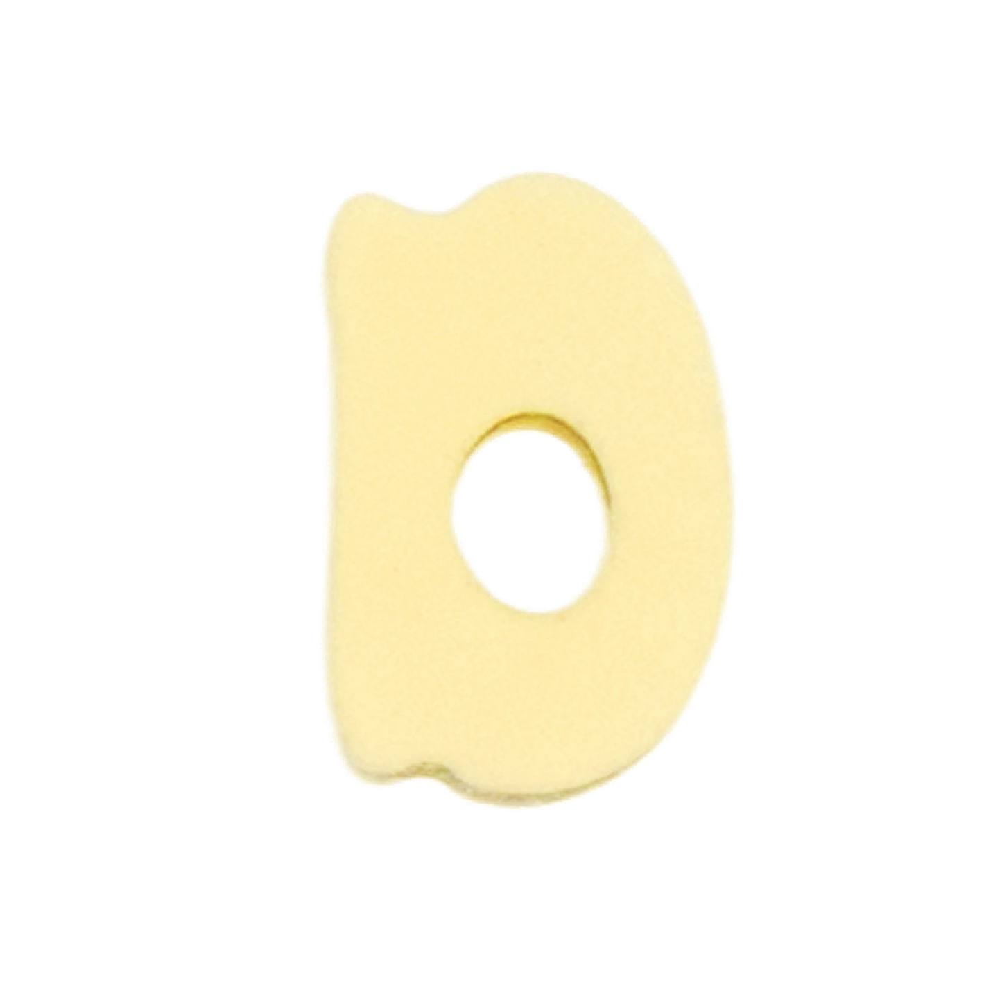 Letra D Amarillo