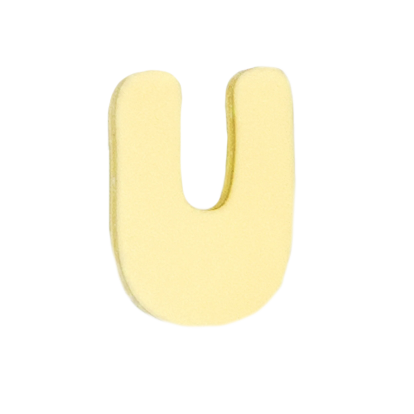 Letra U Amarillo
