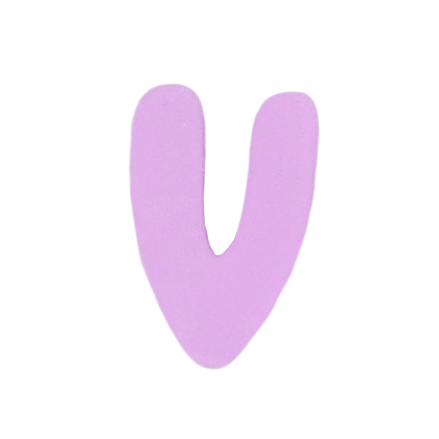 Letra V Lavanda