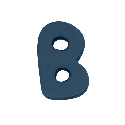 Letra B Azul marino