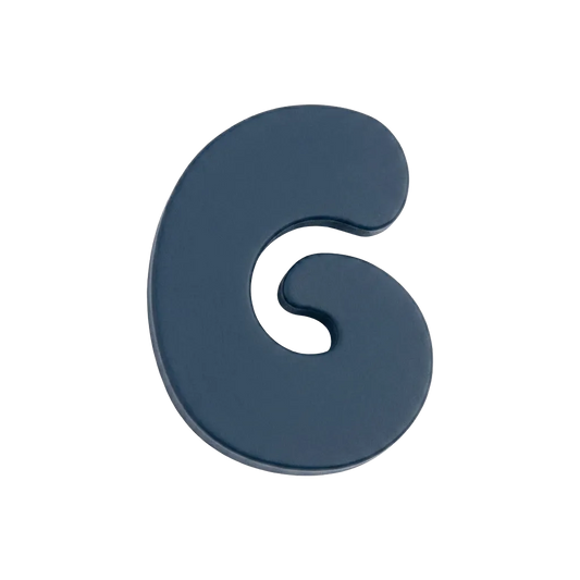Letra G Azul marino