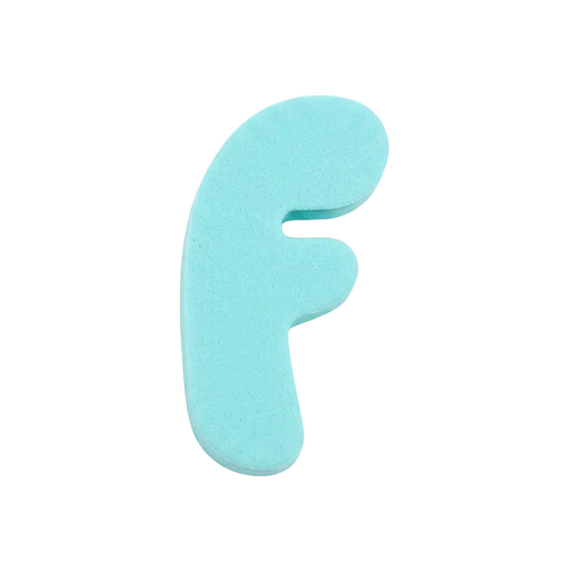 Letra F Turquesa