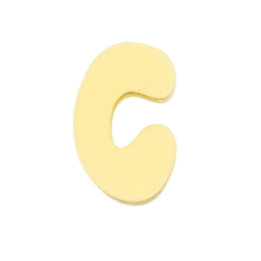 Letra C Amarillo