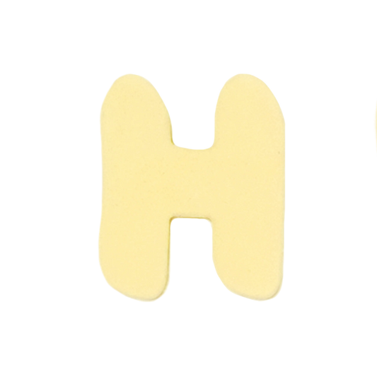 Letra H Amarillo