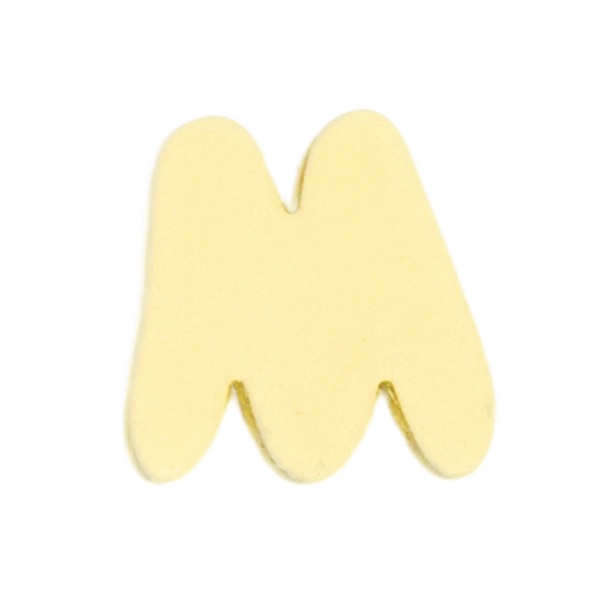 Letra M Amarillo