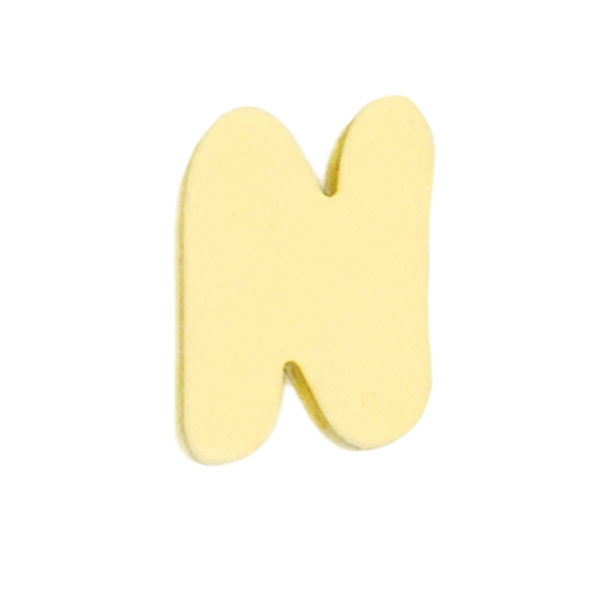 Letra N Amarillo