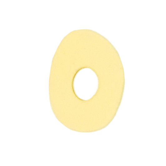 Letra O Amarillo