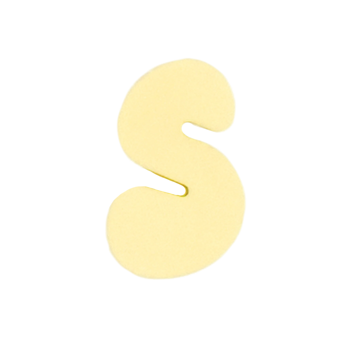 Letra S Amarillo