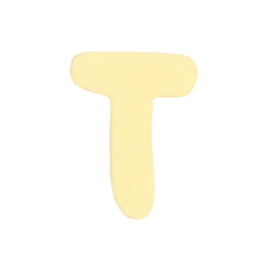 Letra T Amarillo