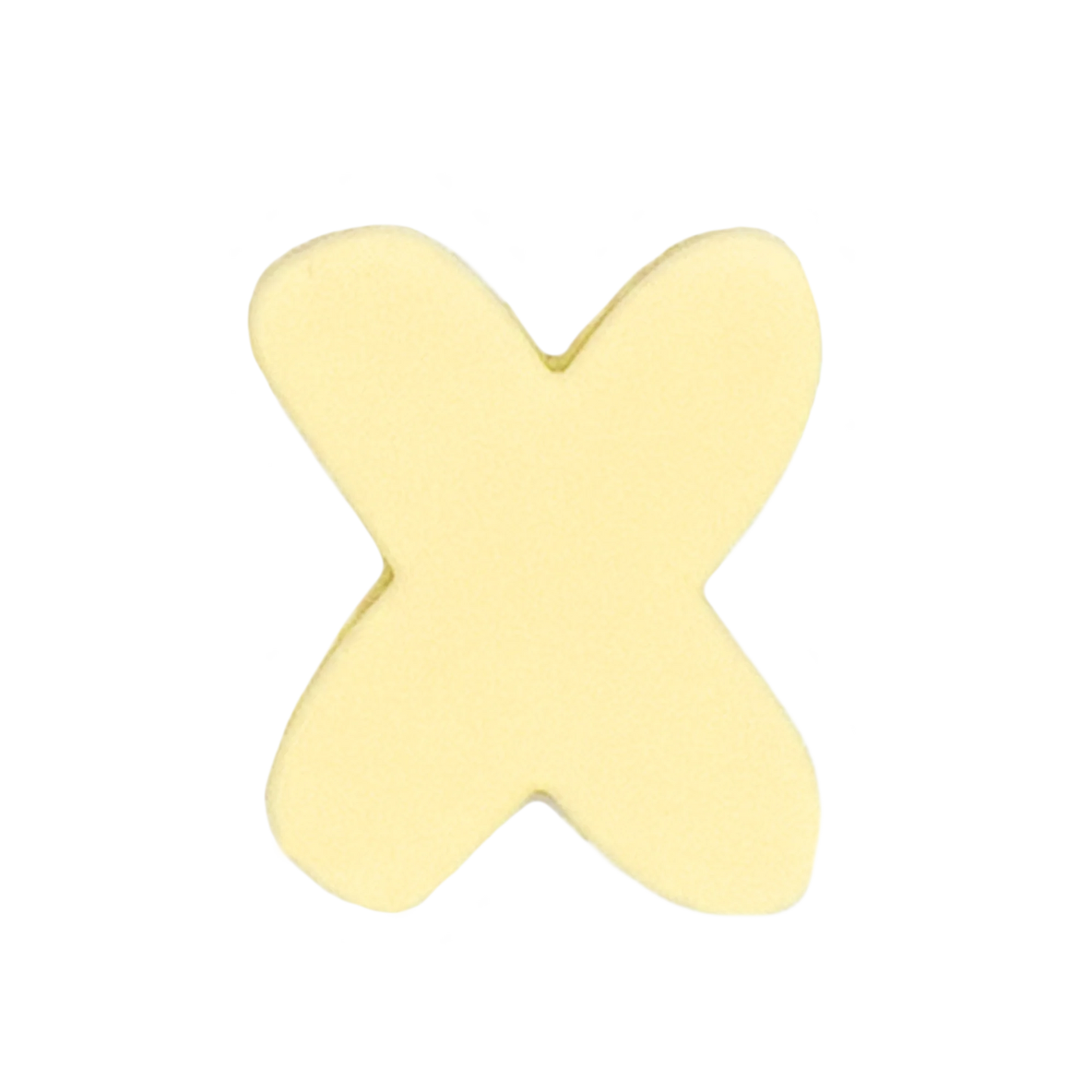 Letra X Amarillo