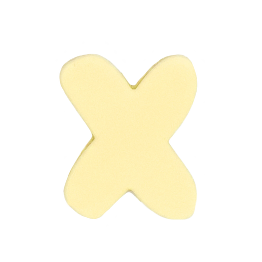 Letra X Amarillo