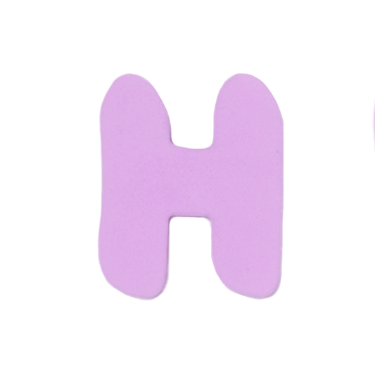 Letra H Lavanda
