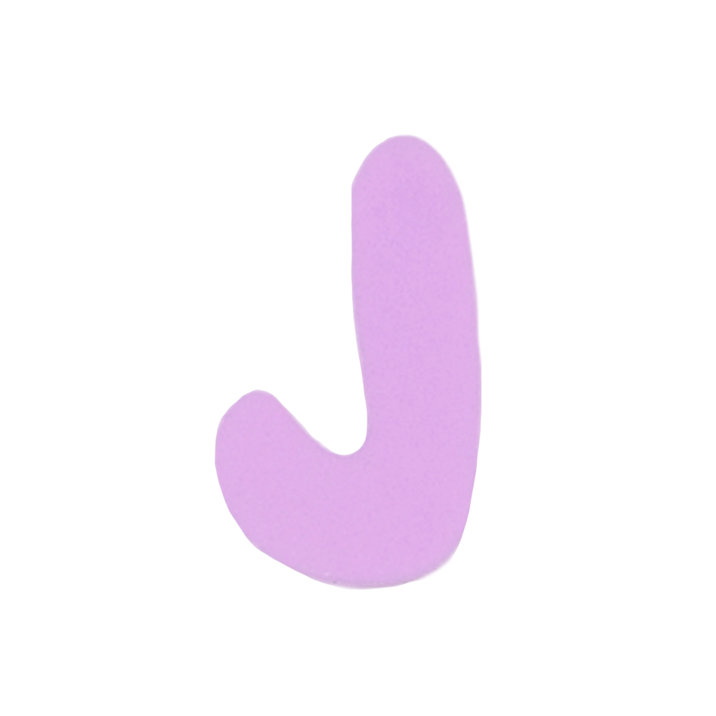 Letra J Lavanda