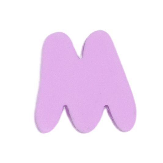 Letra M Lavanda