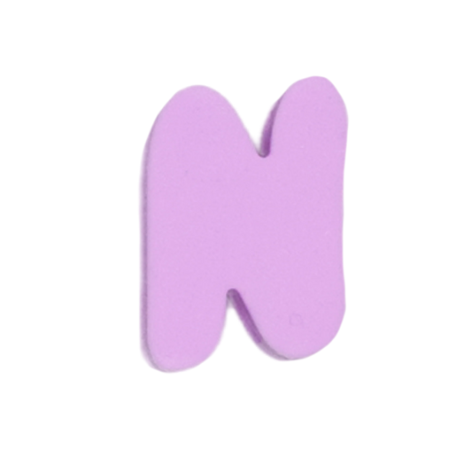 Letra N Lavanda