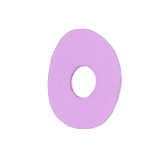 Letra O Lavanda
