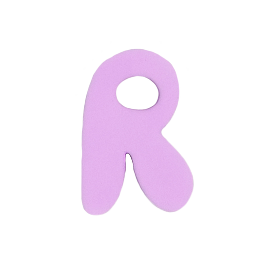 Letra R Lavanda