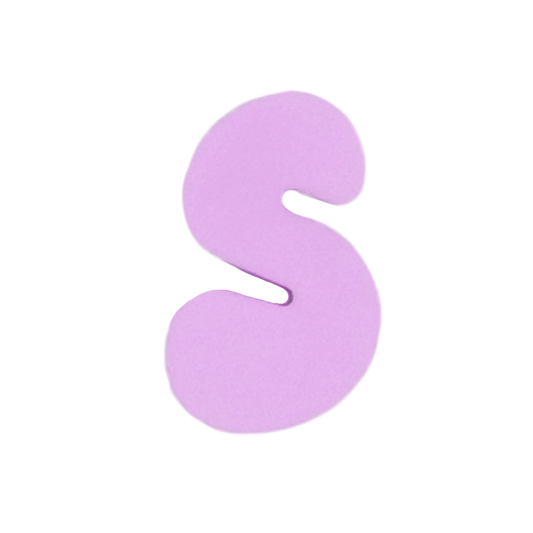 Letra S Lavanda