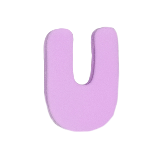 Letra U Lavanda