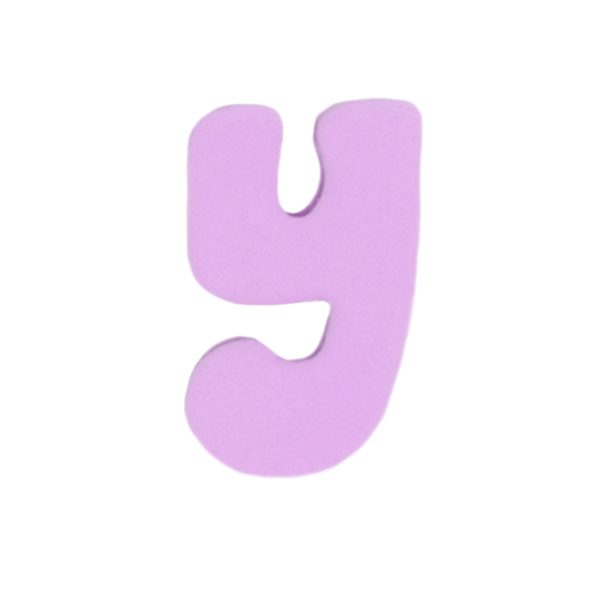 Letra Y Lavanda