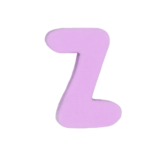 Letra Z Lavanda